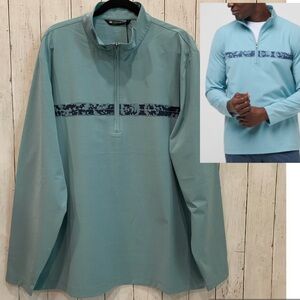Travis Mathew Swell Season Golf 1/4 Zip Pullover XXL Logo Eco Collection New